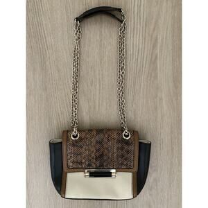 DVF Diane Von Furstenberg Snake/Leather 440 Mini Shoulder Crossbody Bag
